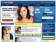 Tablet Screenshot of ladyboymeet.com